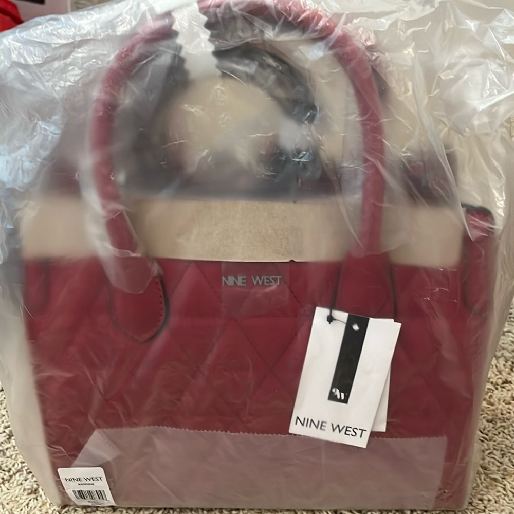 Nine West Satchel handbag Cherry /Red